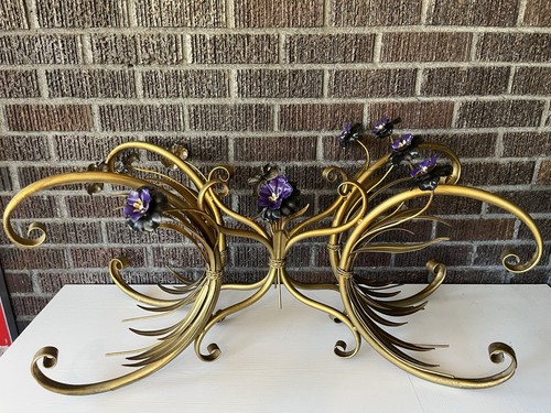 Large vintage gold metal - gold,