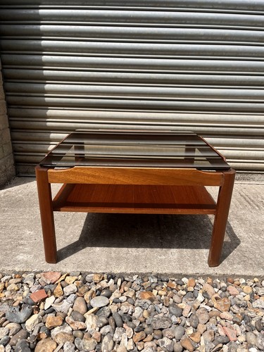 Myer vintage teak smoked - vintage, glass