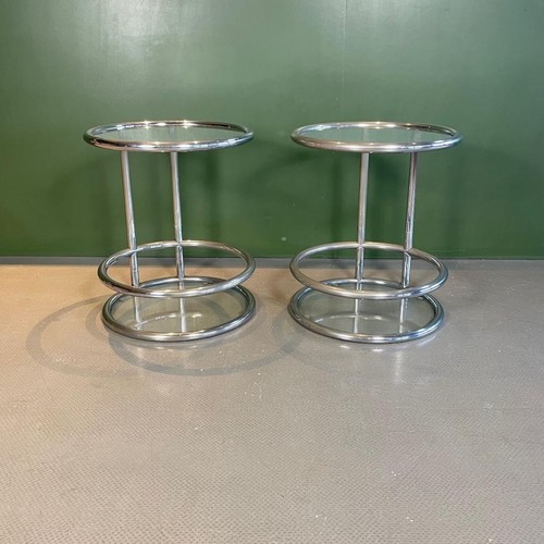 Vintage 1970s pair - glass, &