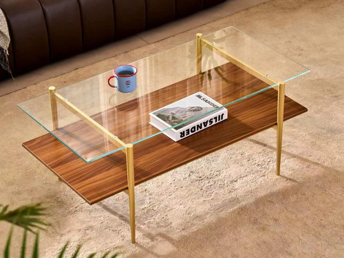 Rectangle coffee table - coffee,