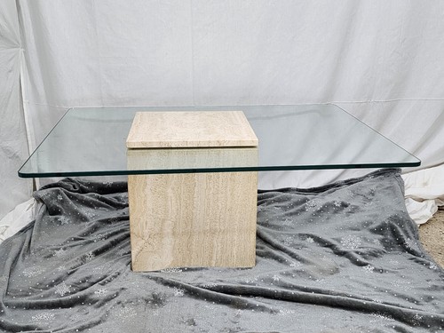 Travertine coffee table - travertine,