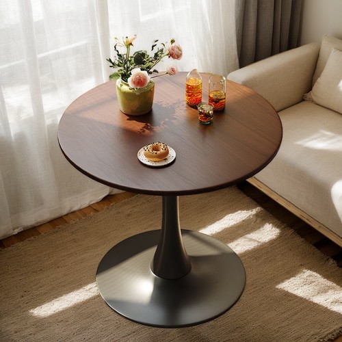 Round dining table - round,
