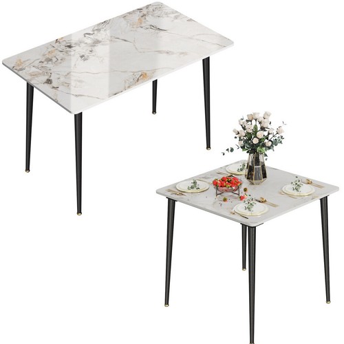 Mid century marble kitchen - marble,