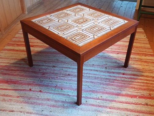 Teak designer coffee - teak, table